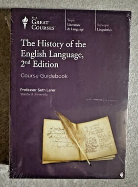 NEW Sealed History Of The English Language, 2nd Edition, Seth Lerer BOOK/6-DVD